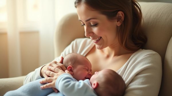 Des défis de l'allaitement en cas de grossesse multiple