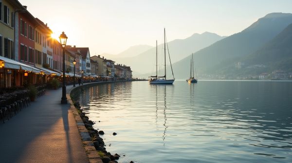 Le bord du lac à Annecy : ce qui justifie le supplément
