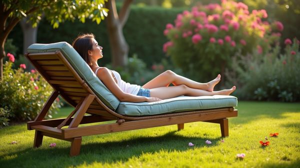 Révélation sur le choix du transat de jardin pour des moments inégalés