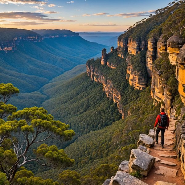 Quels sont les meilleurs sentiers pour une randonnée dans les Blue Mountains, Australie?