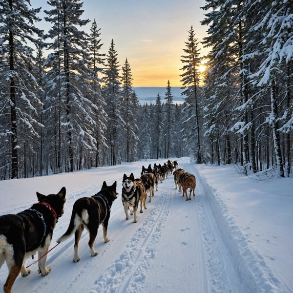Quels hébergements en Suède offrent des balades en traîneau à chiens et des cours de cuisine traditionnelle?