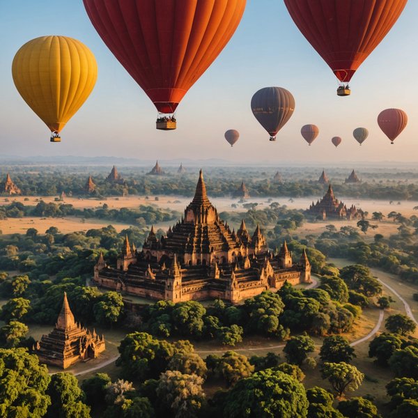 Comment organiser une expédition en montgolfière au-dessus des temples de Bagan, Birmanie : conseils et meilleures périodes ?